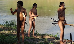 Amazon tribe makes first contact with outside world