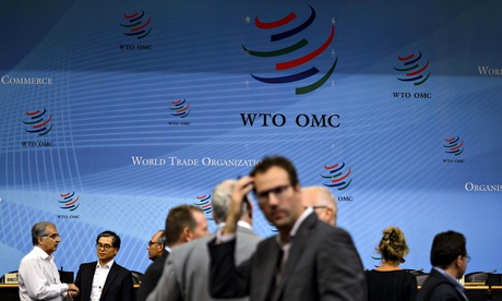 Delegates at a World Trade Organisation meeting in Geneva.