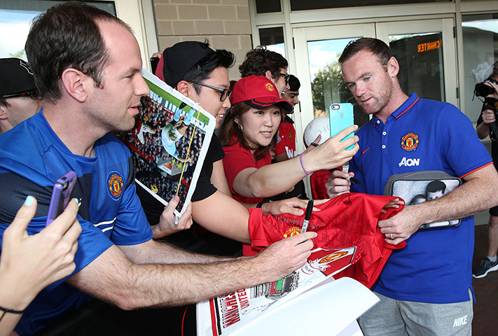 EPL in USA: Manchester United Open Training Session