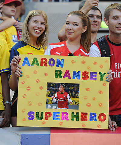 EPL in USA: Arsenal and Aaron Ramsey fans