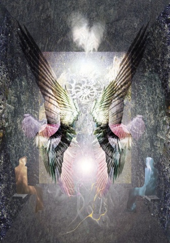angel wings digital artwork