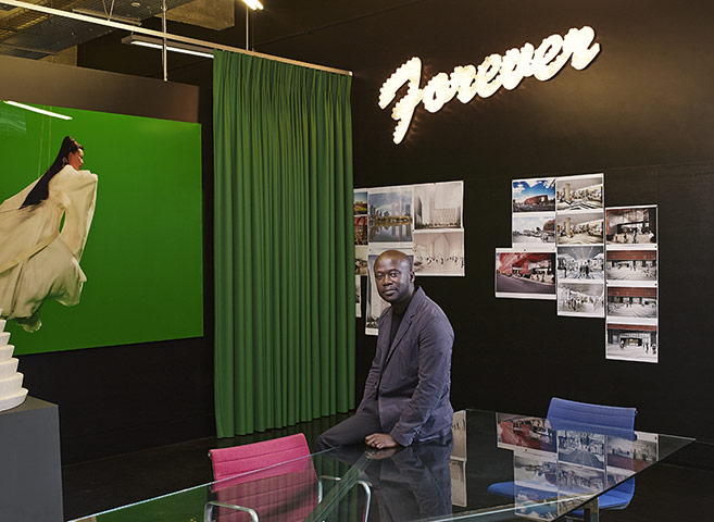 David Adjaye: Architect David Adjaye in his office in London