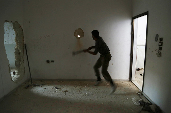 20 photos: A rebel fighter in Aleppo