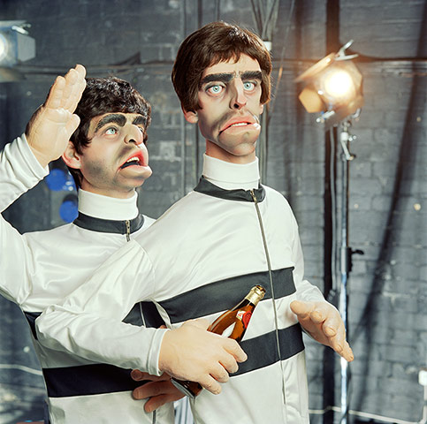 Spitting Image: Noel and Liam Gallagher