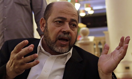 Hamas negotiator Moussa Abu Marzouk in Cairo. 