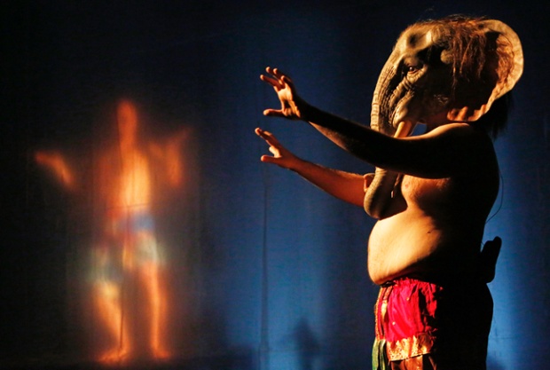 Edinburgh: Brian Tilley plays Ganesh in Ganesh Versus the Third Reich at the Edinburgh International Festival.