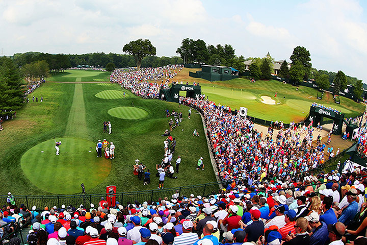 Rory McIlroy US PGA Open: Northern Ireland's Rory McIlroy hits his tee shot on the first hole