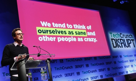 Jonah Peretti of Buzzfeed talking at a TechCrunch Disrupt event in New York City in 2013. (Photo by Brian Ach/Getty Images for TechCrunch)