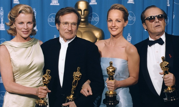 Kim Basinger, Robin Williams, Helen Hunt & Jack Nicholson, Oscar winners 1998.