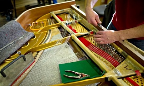 Piano insides string