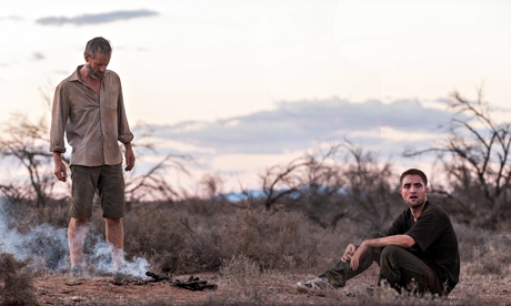 Guy Pearce and Robert Pattinson in the outback dystopia of The Rover.