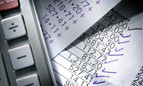 Paper bank statement