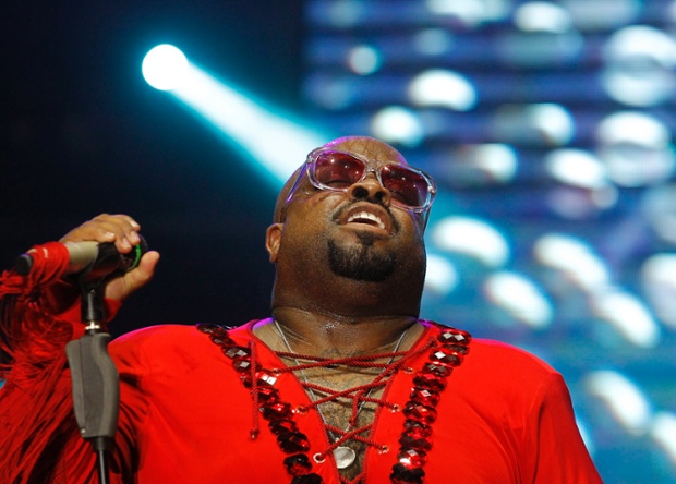 Ceelo Green performs during the Beer Fest in Belgrade