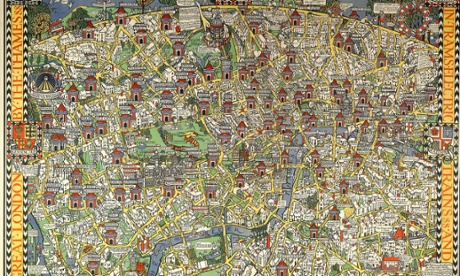 Fantasy land … Detail from Max Gill's 