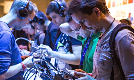 ‘Wave of innovation’: Gamescom visitors engrossed in Cologne last week.