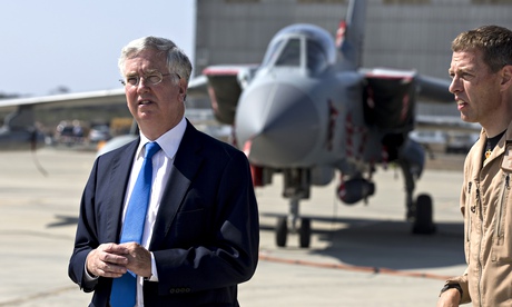 Michael Fallon visits Cyprus base