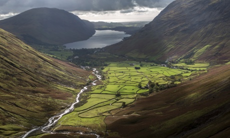 Wasdale Head from Great Gable.