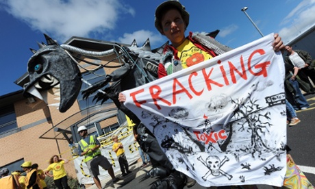 Fracking protest