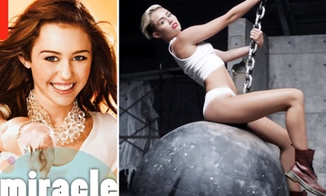 miley cyrus now and then photos