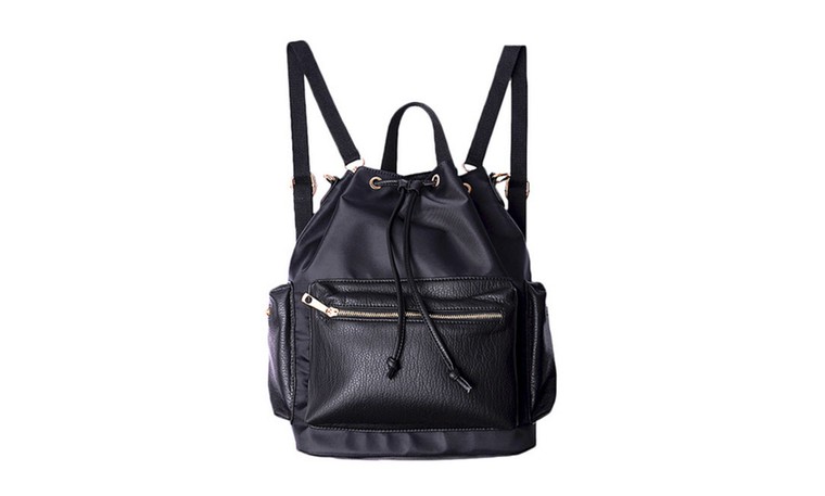 10 of the best rucksacks: 10 of the best rucksacks - black satin & faux leather by Modekungen