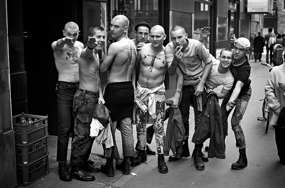 Skinheads a photogenic, extremist corner of British youth culture