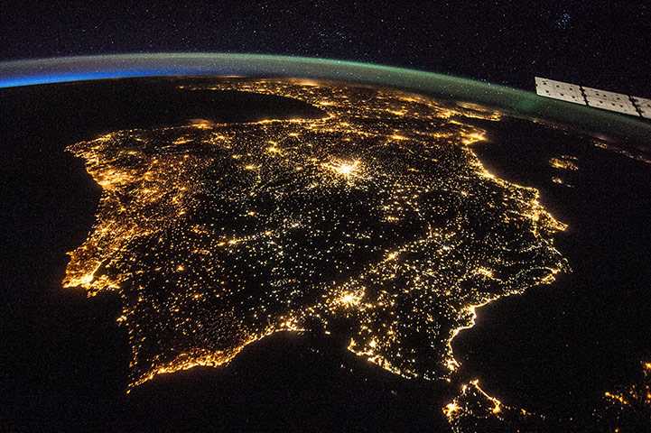 20 photos: Iberian Peninsula at night