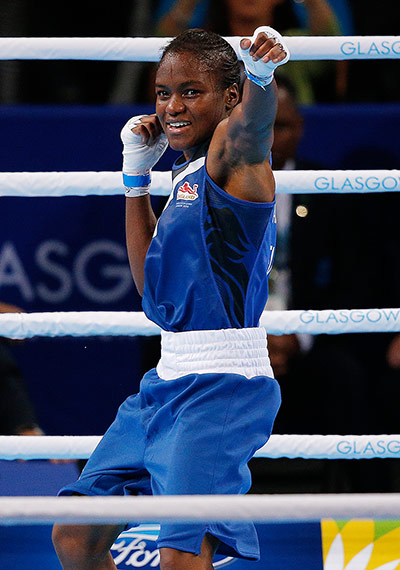 Tom Jenkins day 10: Nicola Adams celebrates