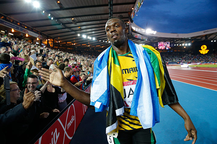 Usain Bolt by Tom Jenkins: Commonwealth Games day ten