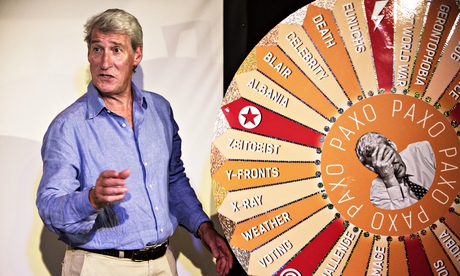 Jeremy Paxman at his Edinburgh festival fringe show