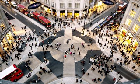 Oxford Circus, at the heart of London’s West End, seen as increasingly risky by some Emiratis