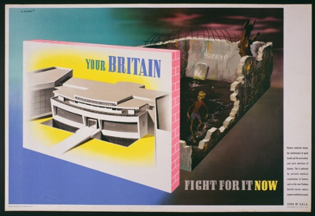 Your Britain Fight For It Now poster by Abram Games, 1942