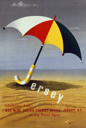 Jersey tourism poster by Abram Games