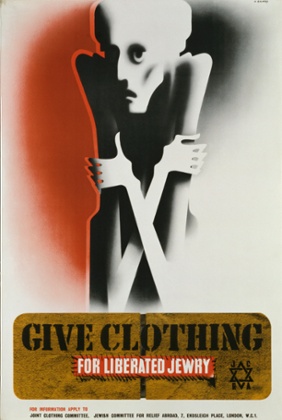 Give Clothing For Liberated Jewry poster by Abram Games