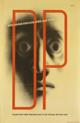 Displaced Jews poster by Abram Games
