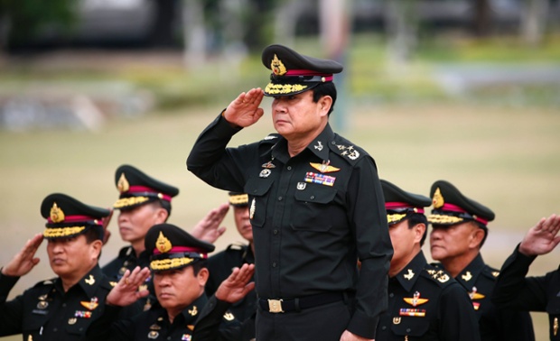 General Prayuth Chan-ocha, head of Thai military junta in Chonburi province, Thailand