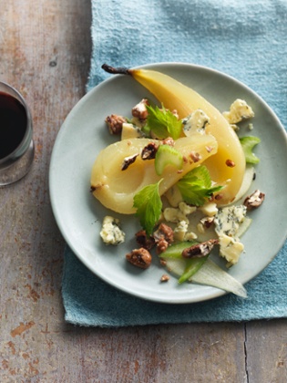 Kerridge's Poached pear and stilton