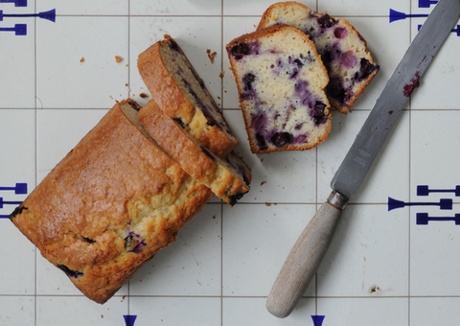A blueberry loaf