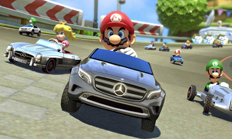 Mario Kart Mercedes