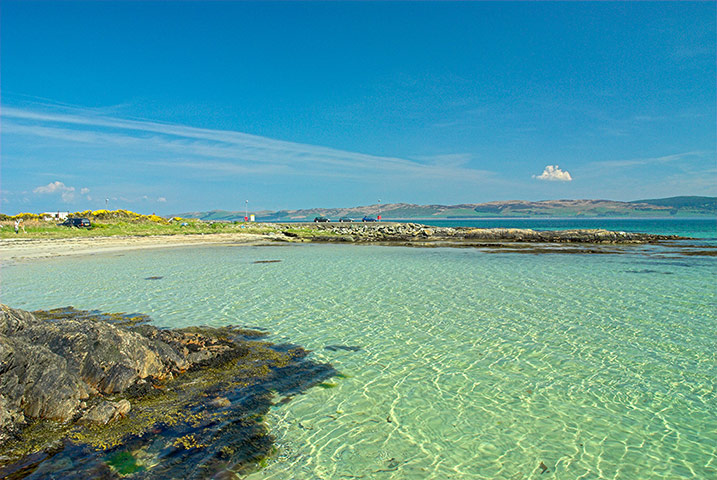 Enterprise beaches: Enterprise: view over Boathouse beach