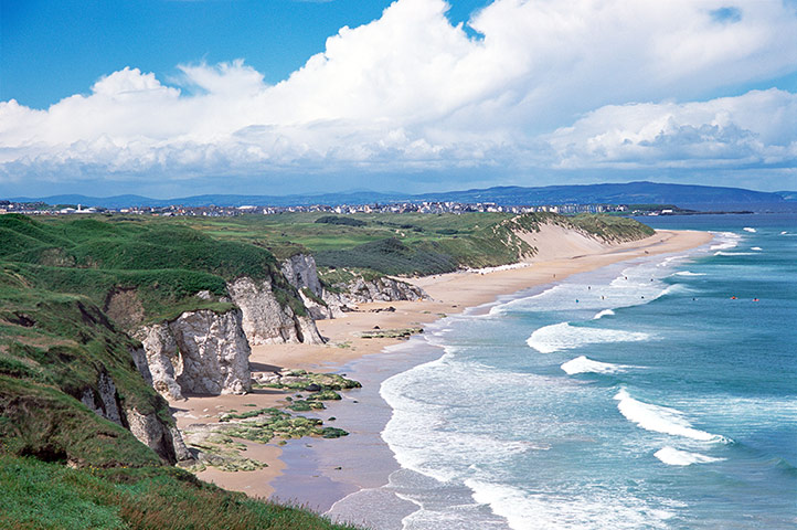 Enterprise beaches: Enterprise: White Rocks, Portrush County Antrim Northern Ireland