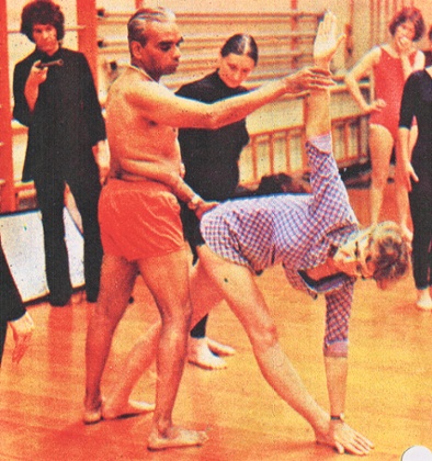 BKS Iyengar and Silvia Prescott