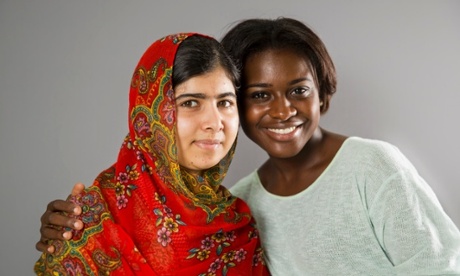 Malala Yousafzai and Inez Sarkodee-Adoo