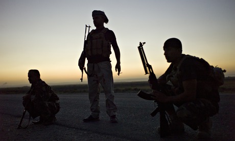 On the frontline with the Shia fighers taking the war to Isis