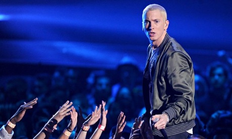 Eminem at the MTV Movie Awards in LA, April 2014