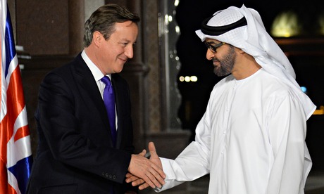 Cameron visits UAE