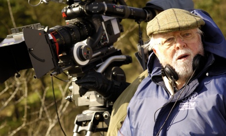 Richard Attenborough on the set of Closing the Ring (2007), his final film as director, which starred Christopher Plummer and Shirley MacLaine