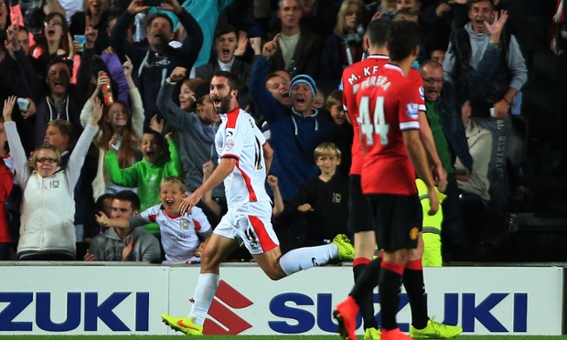 The MK Dons fans are just as happy.