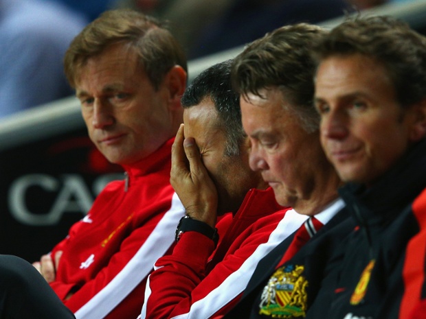 It's not pretty viewing for the United bench.