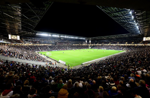There’s a record attendance of 26,969 inside Stadium MK for the visit of Manchester United.