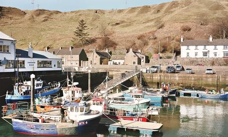 Boats in Scrabster harbour, Thurso, Caithness